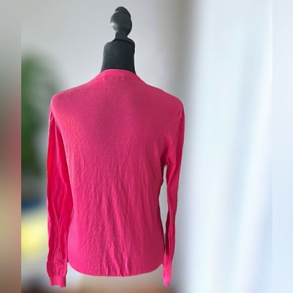 Moschino Cheap and Chic Y2K Pink Embellished Cardigan size 8 - Picture 4 of 16